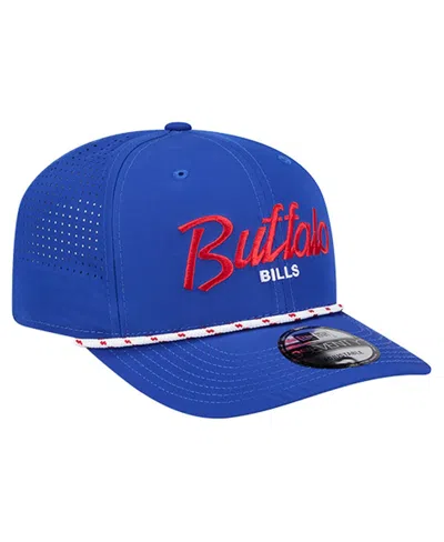New Era Men's Royal Buffalo Bills Script 9seventy Adjustable Hat In Blue