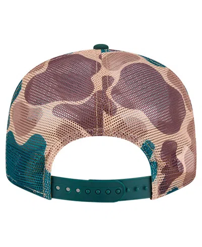 New Era Men's Camo Philadelphia Eagles Duck Camo 9fifty Snapback Hat In Multi