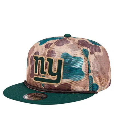 New Era Men's Camo New York Giants Duck Camo 9fifty Snapback Hat In Multi