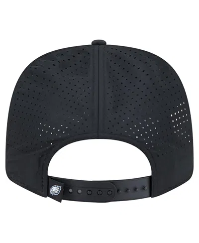 New Era Men's Black Philadelphia Eagles Script 9seventy Adjustable Hat In Black