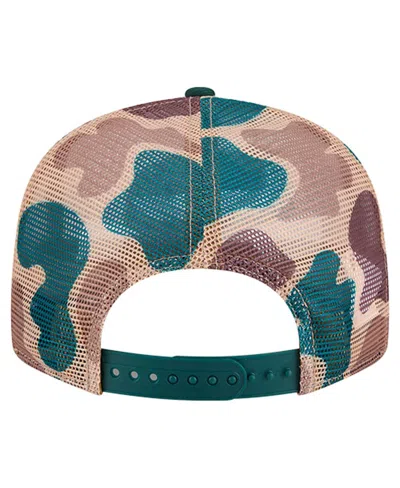 New Era Men's Camo Tennessee Titans Duck Camo 9fifty Snapback Hat In Brown