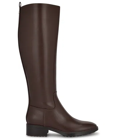 Nine West Barile Knee High Boot In Brown