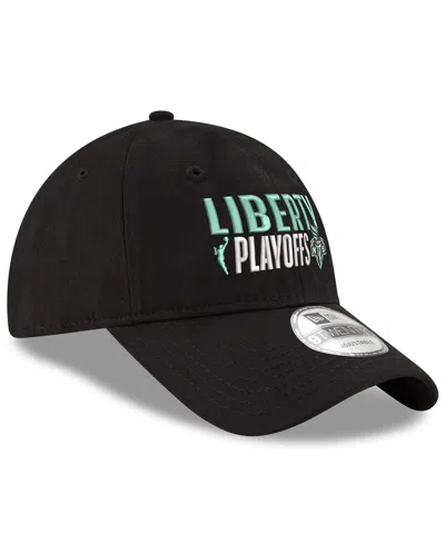 New Era Men's And Women's Black New York Liberty 2025 Wnba Playoffs 9twenty Adjustable Hat In Black
