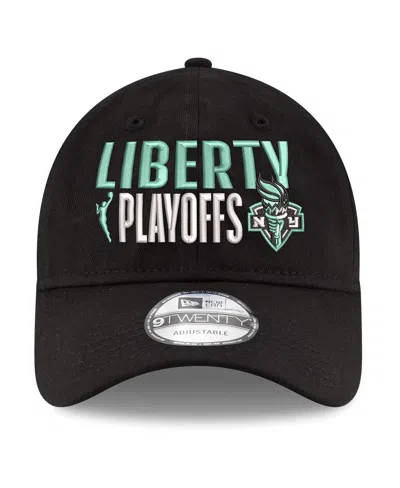 New Era Men's And Women's Black New York Liberty 2025 Wnba Playoffs 9twenty Adjustable Hat In Black