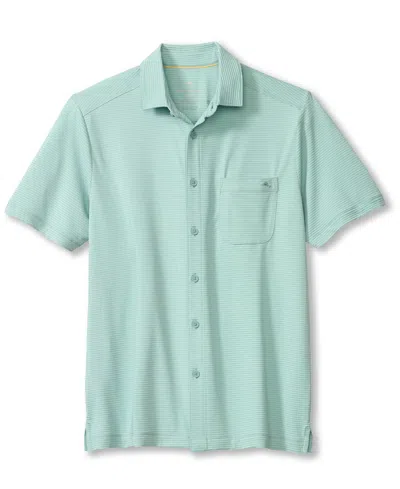 Tommy Bahama Costa Wave Camp Short Sleeve Button-up Shirt In Blue
