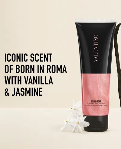 Valentino Born In Roma Perfumed Body Shimmer In Pink