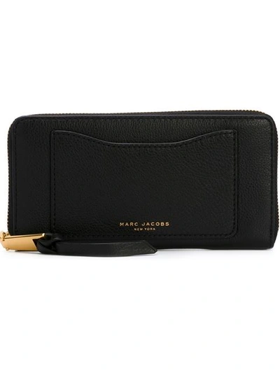 Marc Jacobs Recruit Standard Continental Wallet In Black