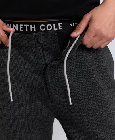 Kenneth Cole Men's Basic Slack Slim-fit Pants In Black