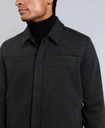 Kenneth Cole Men's Slim-fit Trucker Jacket In Black