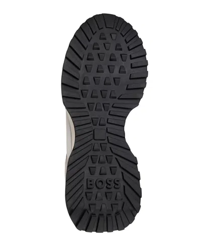Hugo Boss Boss Men's Jonah Round Toe Running Shoes In White