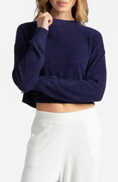 Sunday Citizen Cloud Cool Crop Sweatshirt In Multi