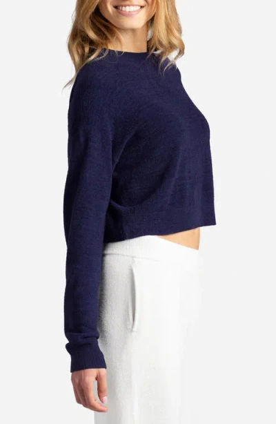 Sunday Citizen Cloud Cool Crop Sweatshirt In Multi