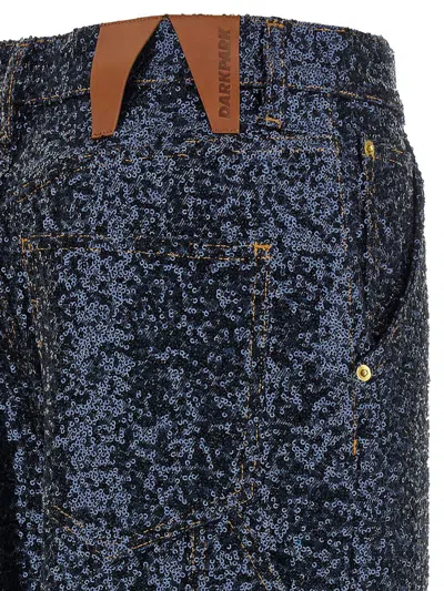 Darkpark 'lisa' Trousers Sequin Embellishment In Blue