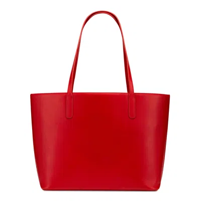 Saint Botolph Women's Pat Shell Cover For  Oyster Bag - Rojo Red In Red