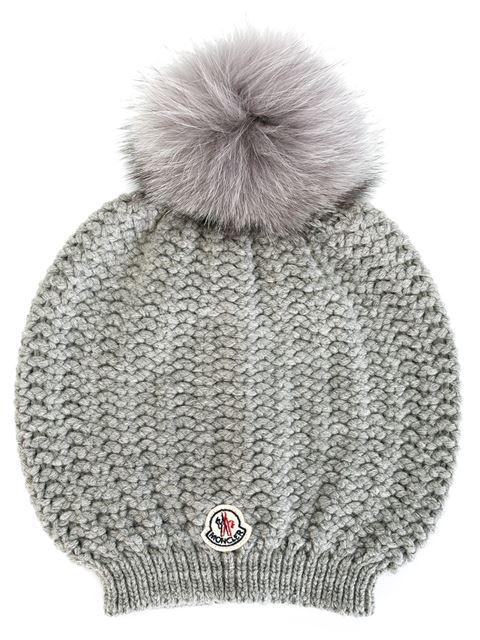 moncler bobble top beanie