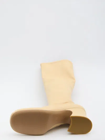 Chloé Chloe Women Janis Heeled Boots In Neutral