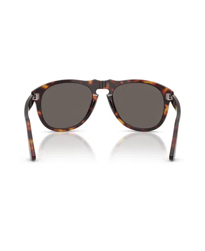 Persol Unisex Pilot Sunglasses, Po0649ne In Brown