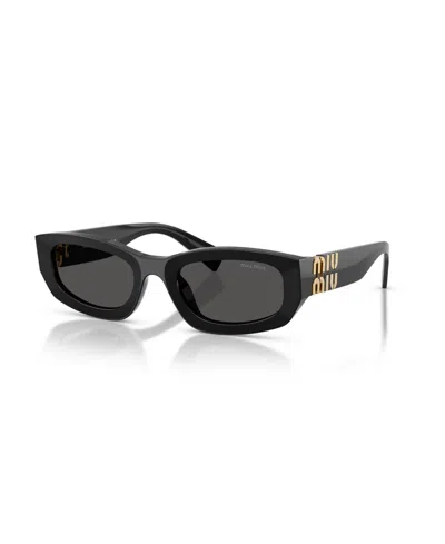 Miu Miu Woman Sunglass Mu B04sf In Black