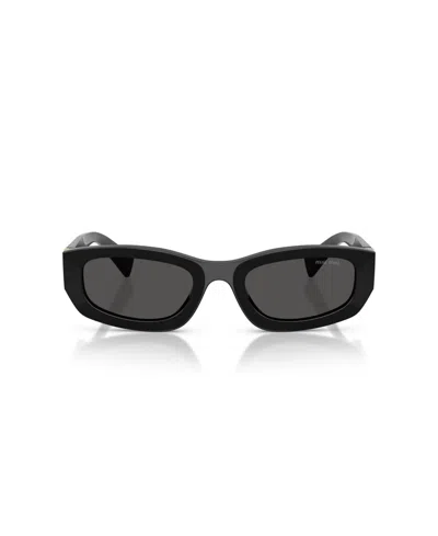 Miu Miu Woman Sunglass Mu B04sf In Black