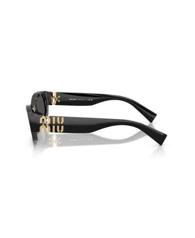 Miu Miu Woman Sunglass Mu B04sf In Black
