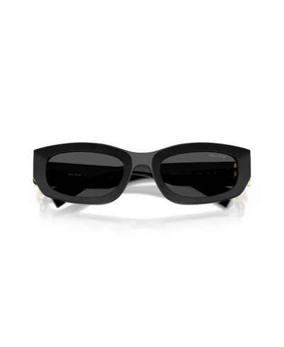 Miu Miu Woman Sunglass Mu B04sf In Black
