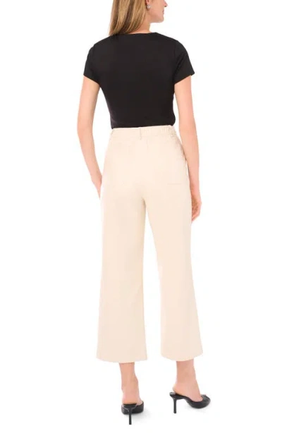 Vince Camuto Patch Pocket Coated Pants In Neutral