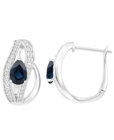 Macy's Emerald (5/8 Ct. T.w.) And Diamond (1/3 Ct. T.w.) Drop Earrings In 14k Gold (also In 14k White Gold  In Metallic