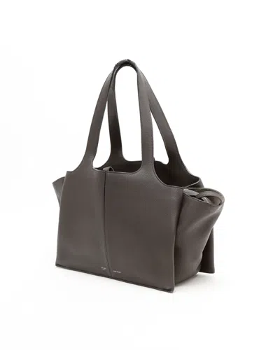 Celine Céline Small Tri-fold Bag In Gray