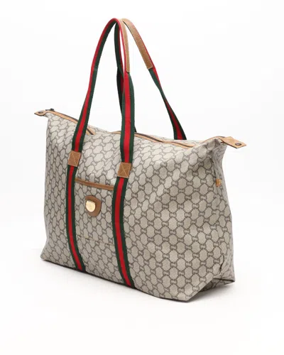 Gucci Gg Plus Sherry Line Tote Bag In Multi