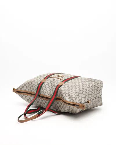 Gucci Gg Plus Sherry Line Tote Bag In Multi