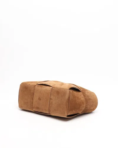 Bottega Veneta Suede Small Arco Bag In Brown