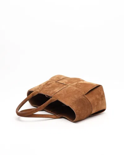 Bottega Veneta Suede Small Arco Bag In Brown
