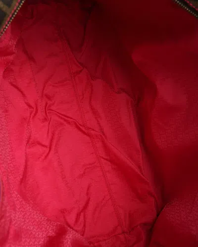 Fendi Large Zucca Roll Tote Bag In Brown