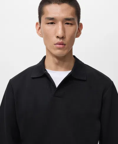 Mango Men's Regular-fit Polo Sweatshirt In Multi