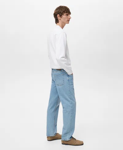 Mango Cotton Graphic Print Sweatshirt In White