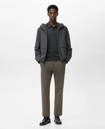 Mango Men's Slim-fit Thermolite Polo Shirt In Green