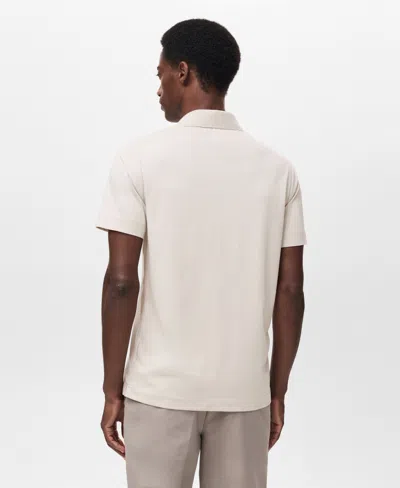 Mango Men's Slim-fit Thermolite Polo Shirt In Gray