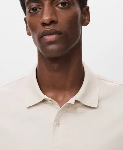 Mango Men's Slim-fit Thermolite Polo Shirt In Gray