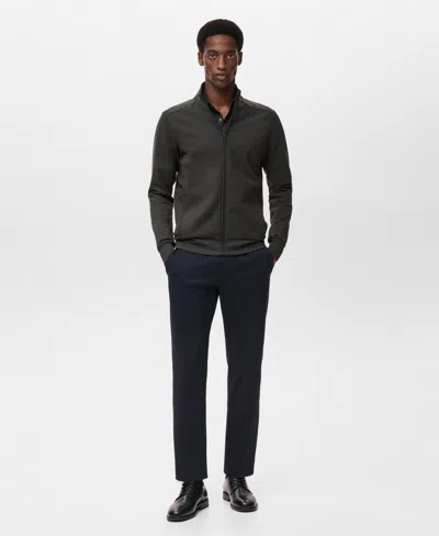 Mango Men's Regular-fit Technical Sweatshirt In Green