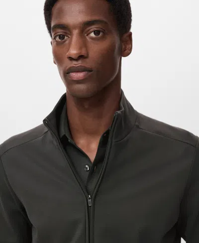 Mango Men's Regular-fit Technical Sweatshirt In Green