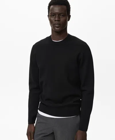 Mango Men's Medium-knit Regular-fit Sweater In Animal Print