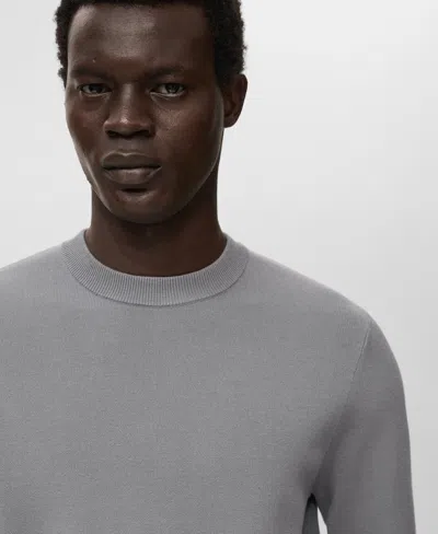 Mango Men's Medium-knit Regular-fit Sweater In Animal Print