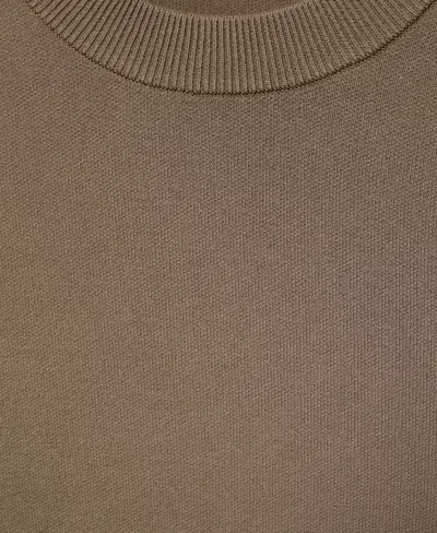 Mango Men's Medium-knit Regular-fit Sweater In Animal Print