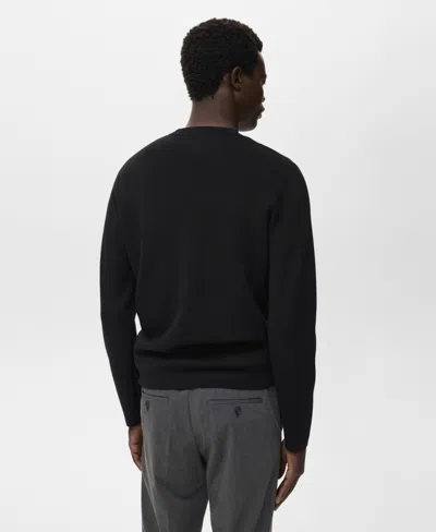 Mango Men's Medium-knit Regular-fit Sweater In Animal Print