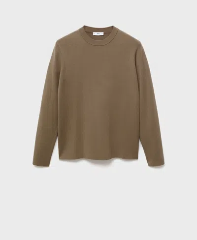 Mango Men's Medium-knit Regular-fit Sweater In Animal Print