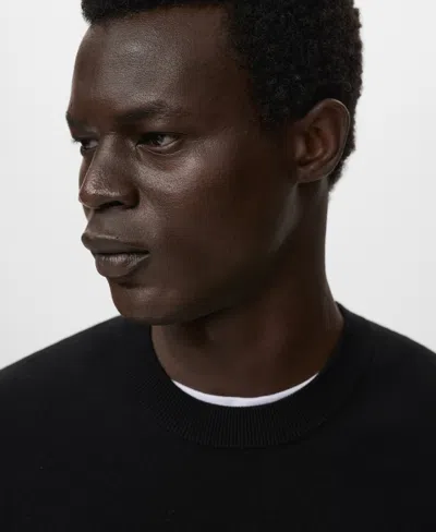 Mango Men's Medium-knit Regular-fit Sweater In Animal Print