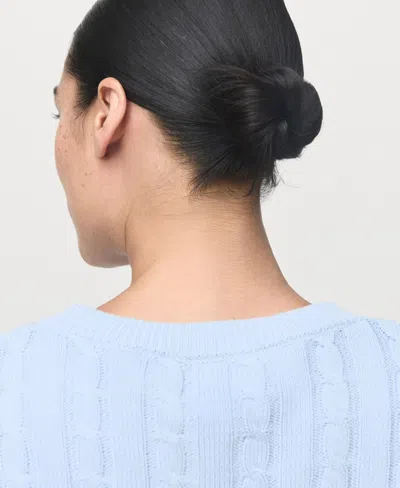 Mango Women's Braided Knitted Sweater In Multi