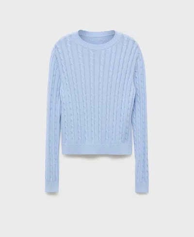 Mango Women's Braided Knitted Sweater In Multi