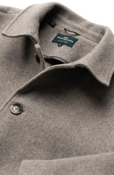 Rodd & Gunn Fitchett Wool Blend Coat In Brown