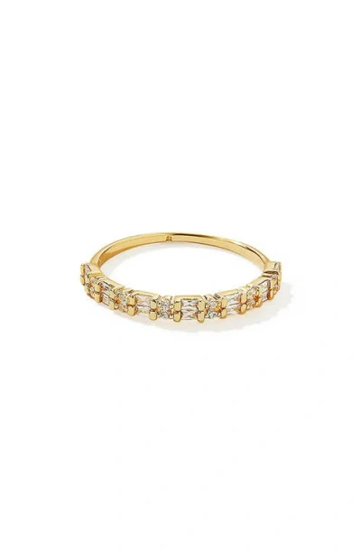 Ana Luisa Darcy Cubic Zirconia Stackable Ring In Gold